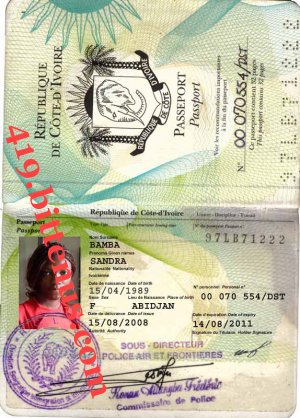 PASSPORT BAMBA SANDRA